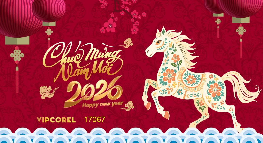 Backdrop Happy New Year 2026 file corel #48