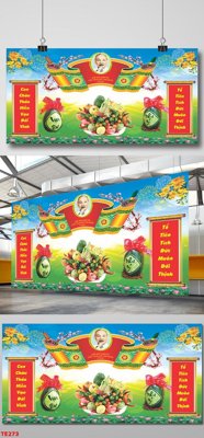 Tải file gốc file in baner tết 2023 phông tết tất niên khai xuân TE273 (in không vỡ ảnh)