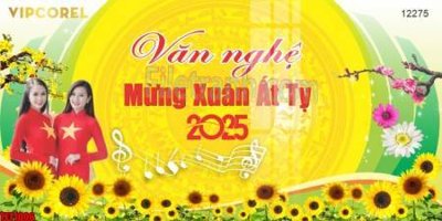 File gốc file in banner tết 2025 phông tết tất niên khai xuân chúc mừng năm mới 2025 TET1006 (phong cách) tối giản