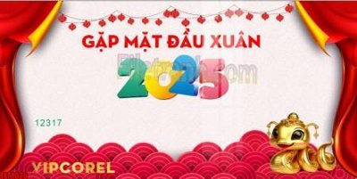 Tải file file in banner tết 2025 phông tết tất niên khai xuân chúc mừng năm mới 2025 TET1026 (gốc) để in ấn ngay