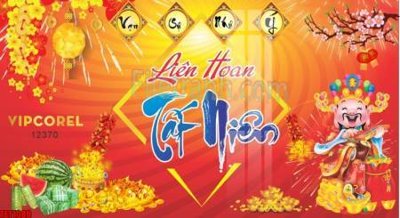 File gốc file in banner tết 2025 phông tết tất niên khai xuân chúc mừng năm mới 2025 TET1080 (in mica) trang trí