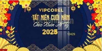Download file gốc file in banner tết 2025 phông tết tất niên khai xuân chúc mừng năm mới 2025 TET1137 (in lụa) nghệ thuật