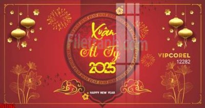 File gốc file in banner tết 2025 phông tết tất niên khai xuân chúc mừng năm mới 2025 TET1162 (chuẩn CMYK) cho nhà in