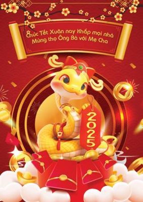 File PSD File in thông báo nghỉ tết 2025TET1212 (gốc) cho designer