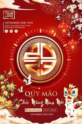 File gốc in mica Background phông nền banner chúc mừng năm mới , tất niên tết 2025 TET1331 chất lượng