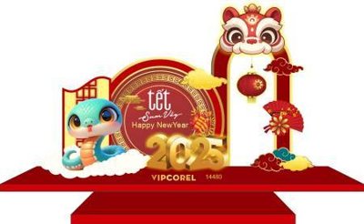 Ảnh mô tả file gốc in mica File check in decor backop trang trí cổng tết năm mới 2025 TET1448