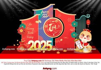 File in trần File check in decor backop trang trí cổng tết năm mới 2025 TET1450 (bản gốc) đại dương