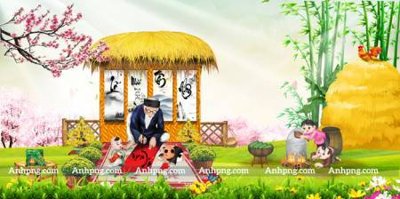 Ảnh gốc File tiểu cảnh tết check in phông tết 2025 TET1451 (nét căng) in mica