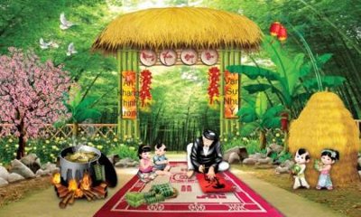 File ảnh File tiểu cảnh tết check in phông tết 2025 TET1460 (gốc) in standee