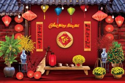 File gốc File tiểu cảnh tết check in phông tết 2025 TET1467 (chuẩn màu) cho in offset