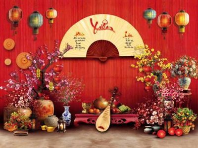 Download file File tiểu cảnh tết check in phông tết 2025 TET1470 (gốc) in mica đèn LED