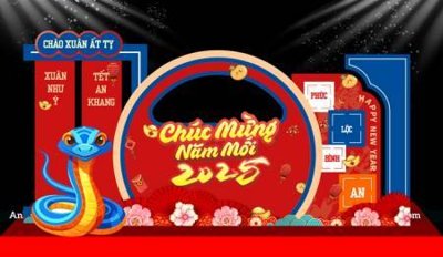 Tệp tin gốc File backdrop decor check in xuân ất tỵ 2025 TET1747 (chất lượng cao) File backdrop decor check in xuân ất tỵ 2025 TET1747