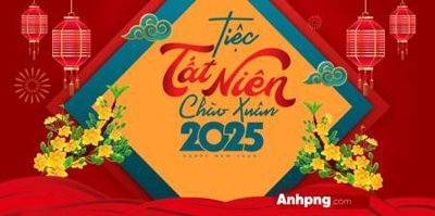 Hình ảnh file gốc in trần nhà File phông nền tiệc tất niên tết 2025 Background backdrop chào xuân ất tỵ TET1770