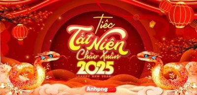 File tranh gốc File phông nền tiệc tất niên tết 2025 Background backdrop chào xuân ất tỵ TET1809 chủ đề hiện đại