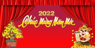 Tải file file in baner tết 2023 phông tết tất niên khai xuân TET209 (gốc) in tranh tráng gương