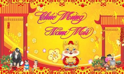 Tải file gốc in lụa file in baner tết 2023 phông tết tất niên khai xuân TET251 siêu nét