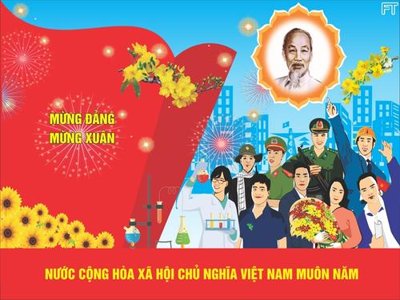 File gốc file in baner tết 2023 phông tết tất niên khai xuân TET509 (thiết kế) độc quyền