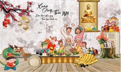 Download file gốc file in baner tết 2024 phông tiểu cảnh tết TTC60 (dùng cho in ấn)