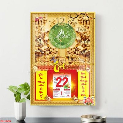 File PSD File in đốc lịch block lịch DL1009 (gốc) cho designer