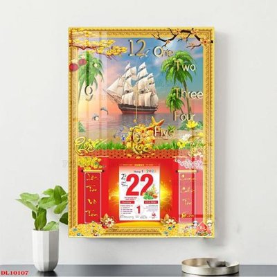 File gốc File in đốc lịch block lịch DL10107 (in lụa) cao cấp