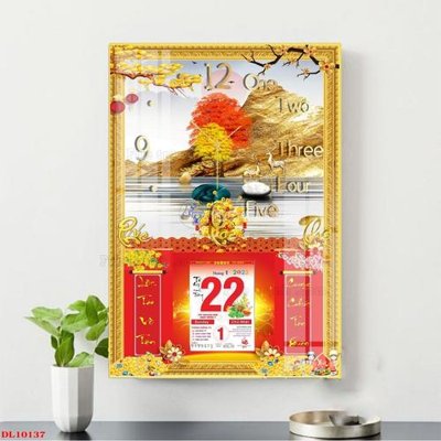 File gốc File in đốc lịch block lịch DL10137 (ảnh chi tiết) để in trần