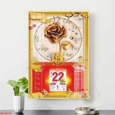 File gốc File in đốc lịch block lịch DL10151 (ảnh rõ nét) để in