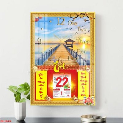 Tệp tin gốc File in đốc lịch block lịch DL1019 (dùng cho in ấn) chuyên nghiệp