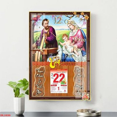 File gốc File in đốc lịch block lịch DL1039 (in 3D) cho trang trí