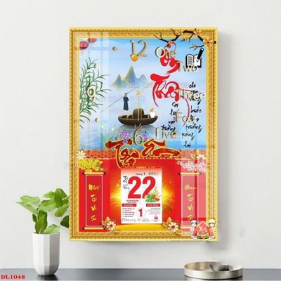 File tranh File in đốc lịch block lịch DL1048 (ảnh gốc) cho in ấn kỹ thuật số