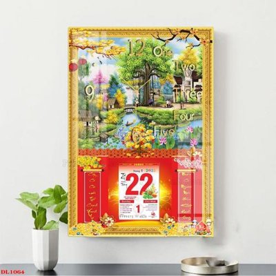 File gốc File in đốc lịch block lịch DL1064 (chuẩn CMYK) cho nhà in