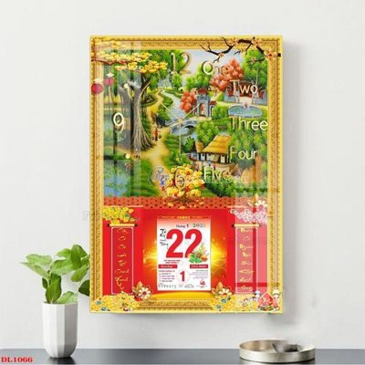 File in trần File in đốc lịch block lịch DL1066 (bản gốc) bầu trời