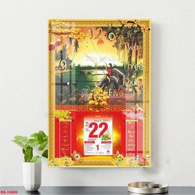File gốc File in đốc lịch block lịch DL1069 (dành cho trang trí nội thất)