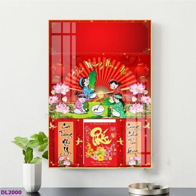 File tranh gốc File in đốc lịch tết block lịch TDL2000 (bản quyền) file PSD