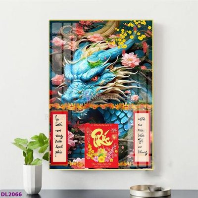 File gốc File in đốc lịch tết block lịch TDL2066 (trang trí) cho phòng khách