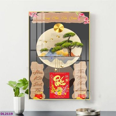 File tranh in trần File in đốc lịch tết block lịch TDL2119 (ảnh gốc siêu nét)