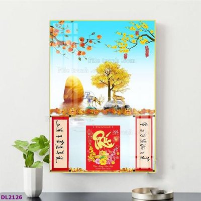 Tải file File in đốc lịch tết block lịch TDL2126 (gốc) làm file thiết kế