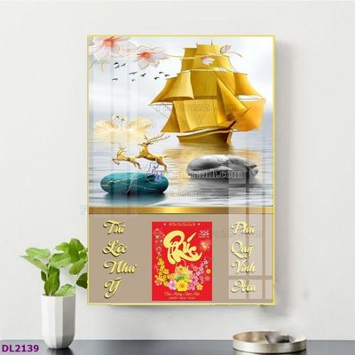 Hình ảnh file gốc in trần nhà File in đốc lịch tết block lịch TDL2139