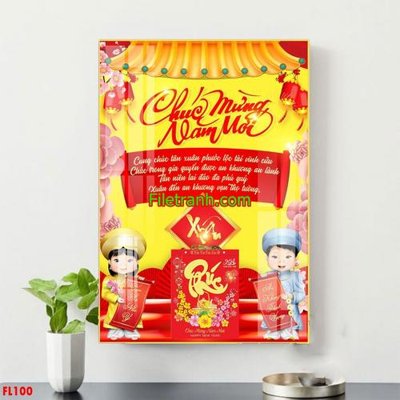 File in trần File in tranh đốc lịch tết block lịch FL100 (file gốc) chủ đề vũ trụ