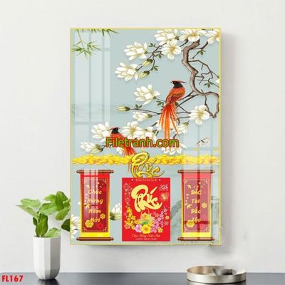 File tranh ảnh gốc File in tranh đốc lịch tết block lịch FL167 dùng cho in khổ lớn