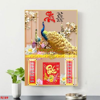 Download file ảnh gốc File in tranh đốc lịch tết block lịch FL189 để in ấn