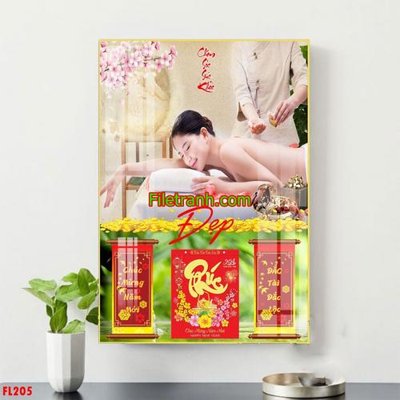 Tải về file gốc File in tranh đốc lịch tết block lịch FL205 (chuẩn in ấn)