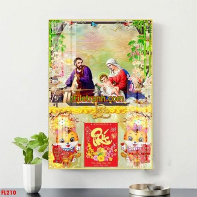 File PSD File in tranh đốc lịch tết block lịch FL210 (nguyên gốc) chất lượng cao