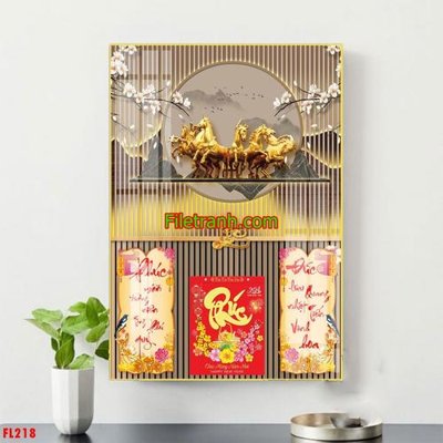 Chi tiết file tranh tráng gương File in tranh đốc lịch tết block lịch FL218 (ảnh gốc)