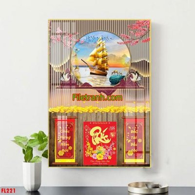 Tải file File in tranh đốc lịch tết block lịch FL221 (ảnh gốc) 300dpi File in tranh đốc lịch tết block lịch FL221