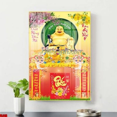 Tải file gốc File in tranh đốc lịch tết block lịch ất tỵ con rắn FL448 (bản PSD) đầy đủ layer