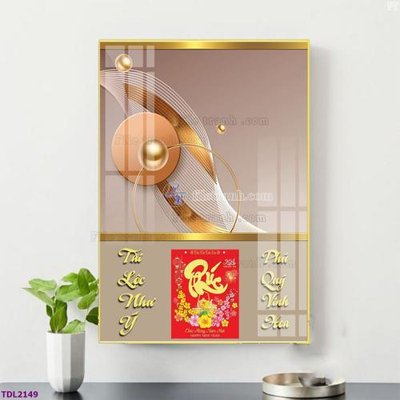 Ảnh gốc File in đốc lịch tết block lịch TDL2149 (độ nét cao) in mica