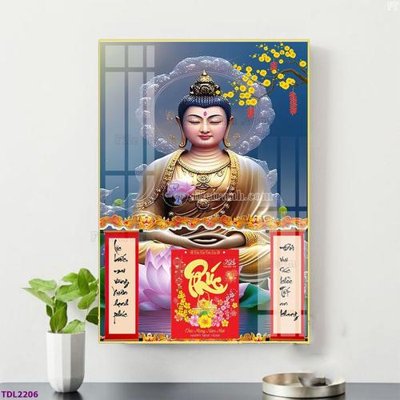 File tranh trang trí File in đốc lịch tết block lịch TDL2206 (tải file gốc)