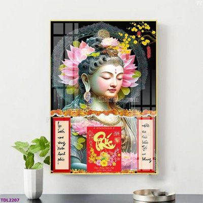 Download file tranh PSD File in đốc lịch tết block lịch TDL2207 để chỉnh sửa