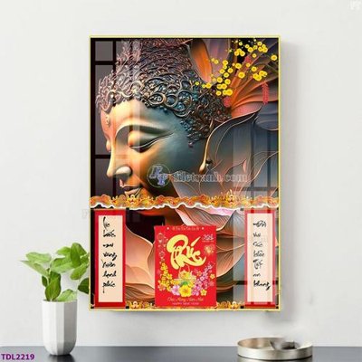 File tranh gốc File in đốc lịch tết block lịch TDL2219 (bản quyền) độc đáo