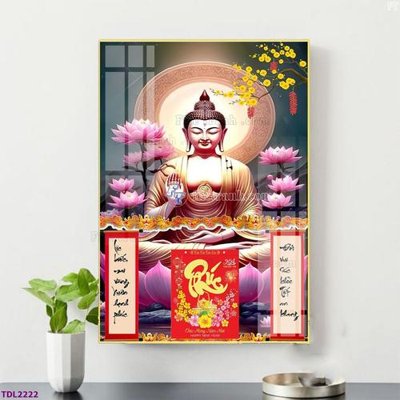 Hình ảnh file gốc in lụa File in đốc lịch tết block lịch TDL2222